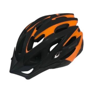 Turuncu-Siyah Bisiklet Kaskı